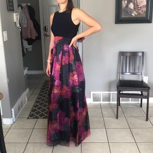 Floral prom dress